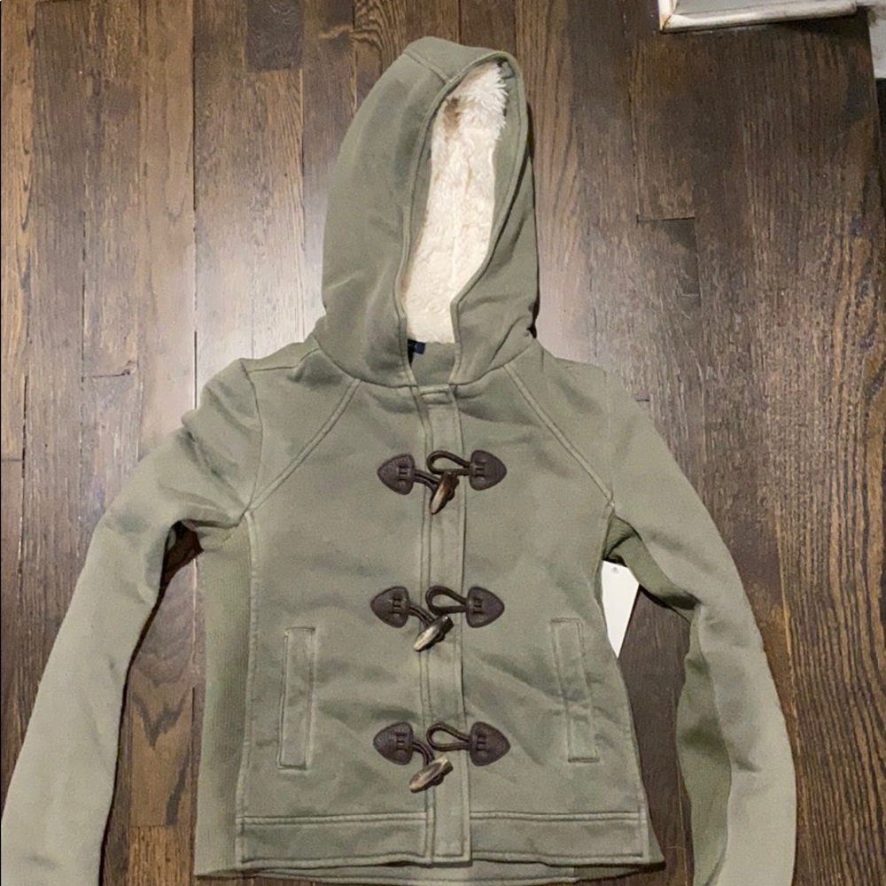 Splendid sweatshirt toggle jacket size small NWT